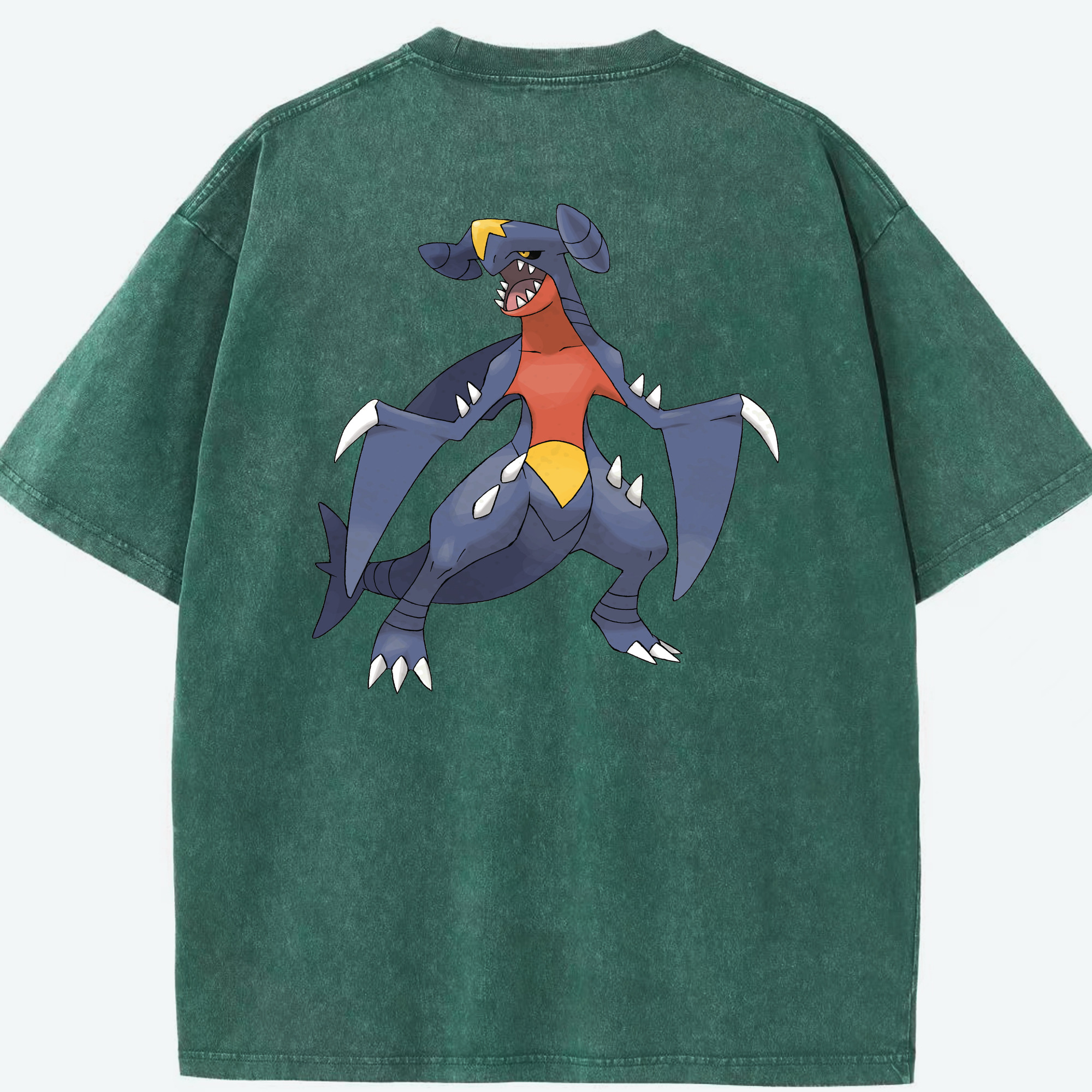 （画像用） ポケットモンスター Pokémon 綿100% ヴィンテージ風 半袖Tシャツ（背面プリント）